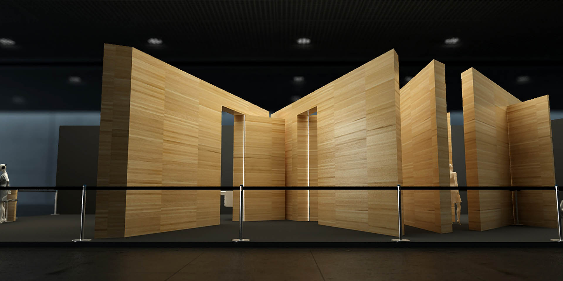 Stand immersivo, concept per fiera del settore arredamento